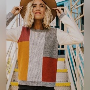 Roolee Ions Color Block Sweater